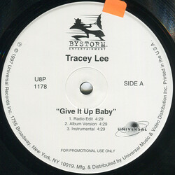 Tracey Lee Give It Up Baby / Stars In The East USED VINYL 12INCH 33 S RPM PROMO