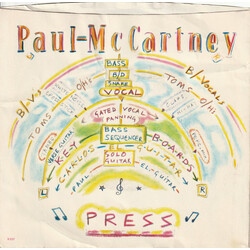Paul McCartney Press USED VINYL 7INCH 45 RPM SINGLE STEREO