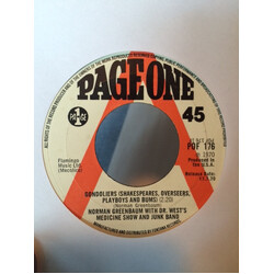 Norman Greenbaum / Dr. West's Medicine Show And Junk Band Gondoliers, Shakespeares, Overseers, Playboys And Bums USED VINYL 7INCH 45 RPM PROMO