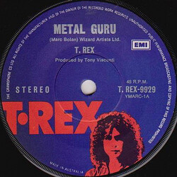 T. Rex Metal Guru USED VINYL 7INCH 45 RPM SINGLE