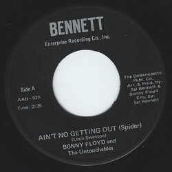 Bonnie Floyd and the Original Untouchables / The Untouchables (31) Ain't No Getting Out (Spider) / Mister Big Stuff USED VINYL 7INCH 45 RPM SINGLE