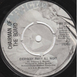 Chairmen Of The Board Everybody Party All Night USED VINYL 7INCH 45 RPM
