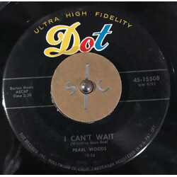 Pearl Woods I Can't Wait USED VINYL 7INCH 45 RPM