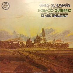 Edvard Grieg / Robert Schumann / Horacio Gutiérrez / London Philharmonic Orchestra / Klaus Tennstedt Piano Concertos Vinyl LP USED