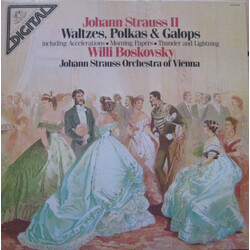 Johann Strauss Jr. / Josef Strauß / Willi Boskovsky / Wiener Johann Strauss Orchestra Waltzes. Polkas & Galops Vinyl LP USED
