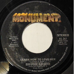 Brush Arbor Learn How To Love Her USED VINYL 7INCH 45 RPM SINGLE