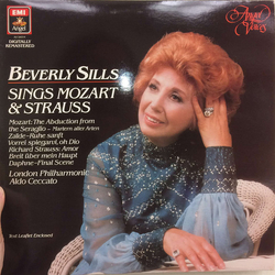 Beverly Sills / Wolfgang Amadeus Mozart / Richard Strauss / London Philharmonic Orchestra / Aldo Ceccato Beverly Sills Sings Mozart & Strauss Vinyl LP