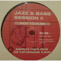 DJ SS Jazz & Bass Session II USED VINYL 12INCH 45 RPM SINGLE SIDED SAMPLER