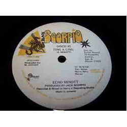 Echo Minott Ting A Ling / Lazy Body USED VINYL 12INCH 45 RPM