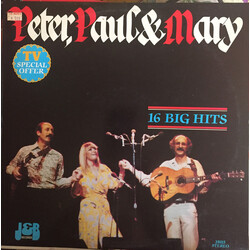 Peter, Paul & Mary 16 Big Hits Vinyl LP USED