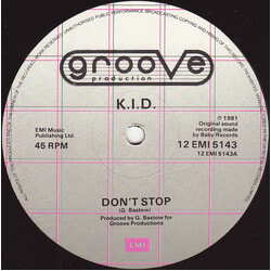 K.I.D. Don't Stop VINYL 12" USED