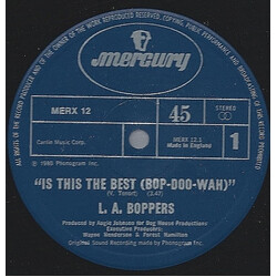 L.A. Boppers Is This The Best (Bop-Doo-Wah) USED VINYL 12INCH 45 RPM
