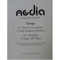 Tango Sent To Coventry (Total Science Remix) / Mainline VIP USED VINYL 12INCH WHITE LABEL PROMO