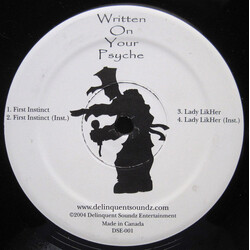 Written On Your Psyche / Mike Feedback EP Vinyl 12" USED