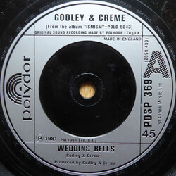 Godley & Creme Wedding Bells USED VINYL 7INCH 45 RPM SINGLE