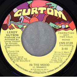 Leroy Hutson In The Mood USED VINYL 7INCH 45 RPM SINGLE PROMO STEREO MONO
