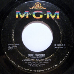 Johnny Tillotson Our World USED VINYL 7INCH 45 RPM SINGLE