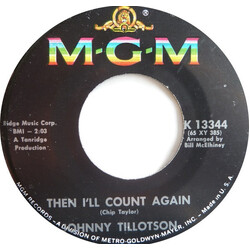 Johnny Tillotson Then I'll Count Again / One's Yours, One's Mine USED VINYL 7INCH 45 RPM