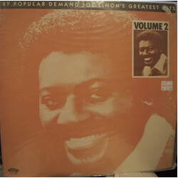 Joe Simon By Popular Demand - Joe Simon's Greatest Hits Volume 2 Vinyl LP USED