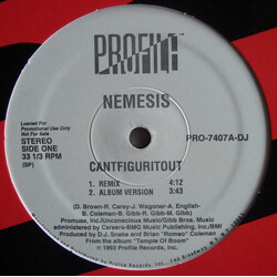 Nemesis (3) Cantfiguritout / Get Ya Flow On VINYL 12" USED