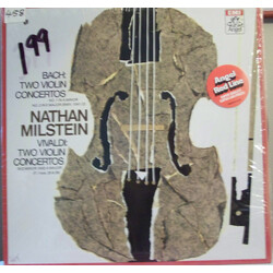 Johann Sebastian Bach / Antonio Vivaldi / Nathan Milstein Bach: Two Violin Concertos / Vivaldi: Two Violin Concertos Vinyl LP USED