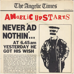 Angelic Upstarts Never 'Ad Nothin' VINYL 7" USED