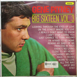 Gene Pitney Big Sixteen Vol. 3 Vinyl LP USED
