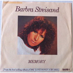 Barbra Streisand Memory USED VINYL 7INCH 45 RPM SINGLE PROMO