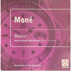Moné Movin' (Heller & Farley / Jazz-N-Groove Mixes) USED VINYL 12INCH 33 S RPM