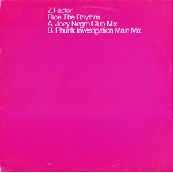 Z Factor Ride The Rhythm USED VINYL 12INCH 33 S RPM