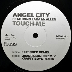Angel City / Lara McAllen Touch Me USED VINYL 12INCH PROMO 45 RPM 33 S RPM