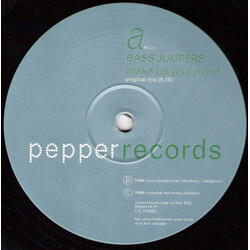 Bass Jumpers Make Up Your Mind USED VINYL 12INCH 45 RPM 33 S RPM PROMO