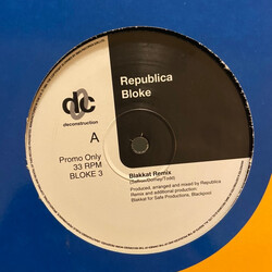 Republica Bloke USED VINYL 12INCH 33 S RPM PROMO