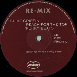 Clive Griffin Reach For The Top 'Funky Beats' (Re-mix) USED VINYL 12INCH 45 RPM PROMO