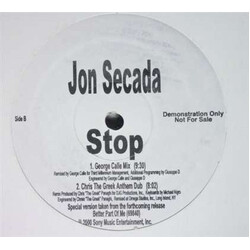 Jon Secada Stop VINYL 12" USED