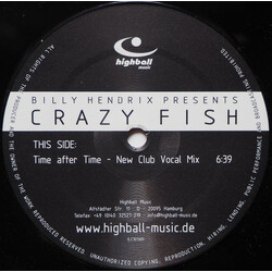 Billy Hendrix / Crazy Fish Time After Time (Remixes) VINYL 12" USED