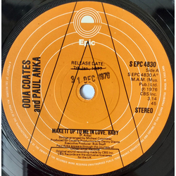 Odia Coates / Paul Anka Make It Up To Me In Love, Baby Vinyl 7" USED