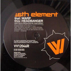 16th Element Warp / Headbanger USED VINYL 12INCH