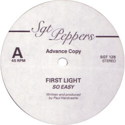 First Light (3) So Easy USED VINYL 12INCH 45 RPM