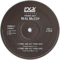 Real McCoy Come And Get Your Love USED VINYL 12INCH 33 S RPM MAXI-SINGLE PROMO