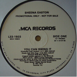 Sheena Easton You Can Swing It USED VINYL 12INCH PROMO