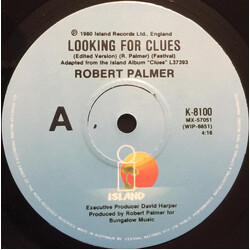 Robert Palmer Looking For Clues USED VINYL 7INCH 45 RPM SINGLE
