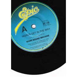 Miami Sound Machine Words Get In The Way Vinyl 7" USED