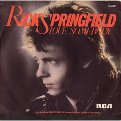 Rick Springfield Love Somebody USED VINYL 7INCH 45 RPM SINGLE