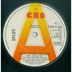 Spliff Rock 'n' Roll Refugee USED VINYL 7INCH 45 RPM SINGLE PROMO