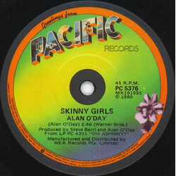 Alan O'Day Skinny Girls USED VINYL 7INCH 45 RPM