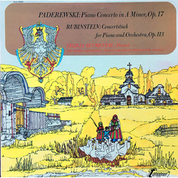 Ignacy Jan Paderewski / Anton Rubinstein / Felicja Blumental / Vienna Pro Musica Orchestra / Helmuth Froschauer Piano Concerto In A Minor, Op. 17 / Co
