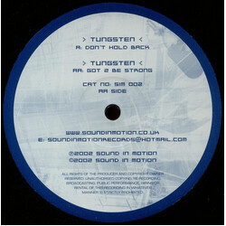 Tungsten (2) Don't Hold Back / Got 2 Be Strong USED VINYL 12INCH
