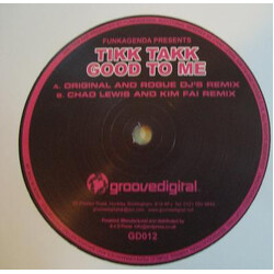 Funkagenda / Tikk Takk Good To Me USED VINYL 12INCH