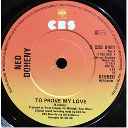 Ned Doheny To Prove My Love USED VINYL 7INCH 45 RPM STEREO